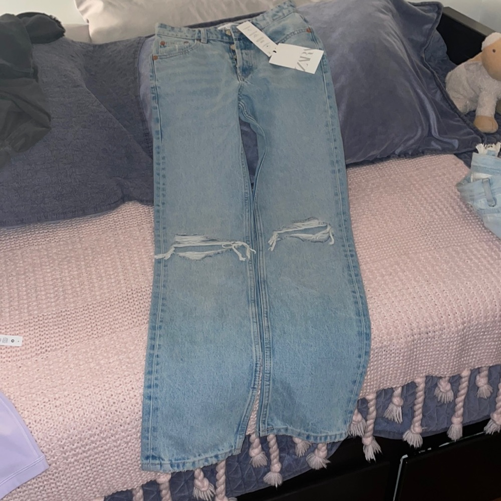 Zara Straight Leg Jeans